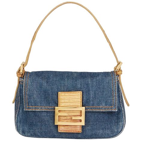 fendi mama baguette outfit|fendi baguette denim.